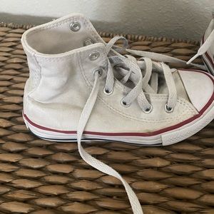 Converse White High—top sneakers (US Size 11.5 - Kids)